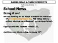 BASHA BEAR ANNOUNCEMENTS PowerPoint PPT Presentation