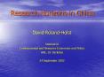 Research Horizons in China PowerPoint PPT Presentation