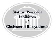 Statins: Powerful Inhibitors of Cholesterol Biosynthesis