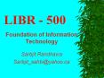 Foundation of Information Technology PowerPoint PPT Presentation