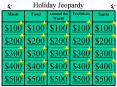 Holiday Jeopardy PowerPoint PPT Presentation