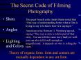 The%20Secret%20Code%20of%20Filming%20Photography PowerPoint PPT Presentation