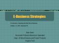 EBusiness Strategies PowerPoint PPT Presentation