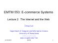 EMTM 553: E-commerce Systems Lecture 2: The Internet and the Web PowerPoint PPT Presentation