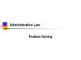 Administrative Law PowerPoint PPT Presentation