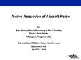 Active Reduction of Aircraft Noise PowerPoint PPT Presentation