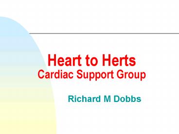 Heart to Herts Cardiac Support Group