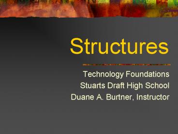 Structures presentation | free to view