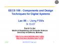 EECS 150 - Components and Design Techniques for Digital Systems  Lec 06  PowerPoint PPT Presentation