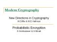 Modern Cryptography PowerPoint PPT Presentation