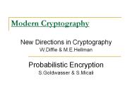 Modern Cryptography