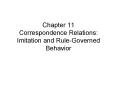Chapter 11 Correspondence Relations: Imitation and RuleGoverned Behavior PowerPoint PPT Presentation