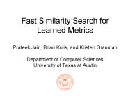 Fast Similarity Search for Learned Metrics