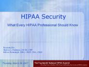 HIPAA Security
