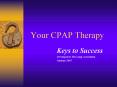 Your CPAP Therapy