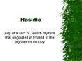 Hasidic PowerPoint PPT Presentation