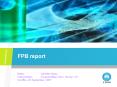 FPB report PowerPoint PPT Presentation