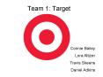 Team 1: Target PowerPoint PPT Presentation