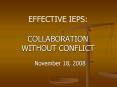 COLLABORATION WITHOUT CONFLICT PowerPoint PPT Presentation