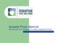 SUMMER FOOD SERVICE PowerPoint PPT Presentation