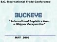 International Logistics from a Shipper Perspective PowerPoint PPT Presentation