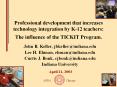 Professional%20development%20that%20increases%20technology%20integration%20by%20K-12%20teachers:%20The%20influence%20of%20the%20TICKIT%20Program. PowerPoint PPT Presentation