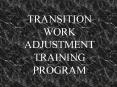 TRANSITION WORK ADJUSTMENT TRAINING PROGRAM PowerPoint PPT Presentation