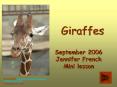 Giraffes PowerPoint PPT Presentation