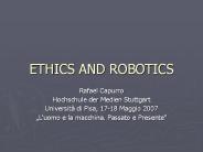 ETHICS AND ROBOTICS