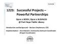 1223:  Successful Projects  PowerPoint PPT Presentation