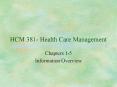 HCM 381 Health Care Management PowerPoint PPT Presentation