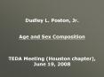 Dudley L' Poston, Jr' PowerPoint PPT Presentation