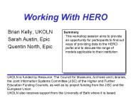Working With HERO
