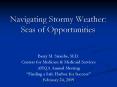 Navigating Stormy Weather: Seas of Opportunities PowerPoint PPT Presentation
