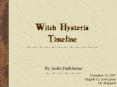 Witch Hysteria Timeline PowerPoint PPT Presentation