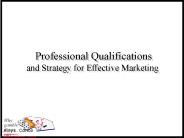 Professional Qualifications