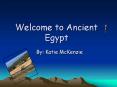 Welcome to Ancient Egypt PowerPoint PPT Presentation