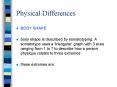 Physical Differences PowerPoint PPT Presentation
