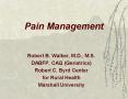 Pain Management PowerPoint PPT Presentation