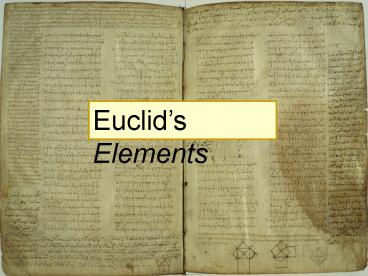 Euclids Elements