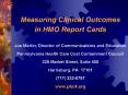 Measuring Clinical Outcomes in HMO Report Cards PowerPoint PPT Presentation