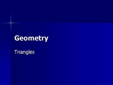 Geometry