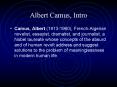Albert Camus, Intro PowerPoint PPT Presentation