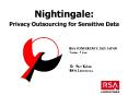 Nightingale: Privacy Outsourcing for Sensitive Data PowerPoint PPT Presentation