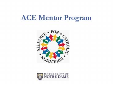 ACE Mentor Program