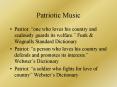 Patriotic Music PowerPoint PPT Presentation