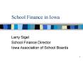School Finance in Iowa PowerPoint PPT Presentation