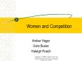 Women and Competition PowerPoint PPT Presentation