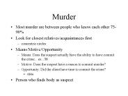 Murder