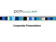 Corporate Presentation